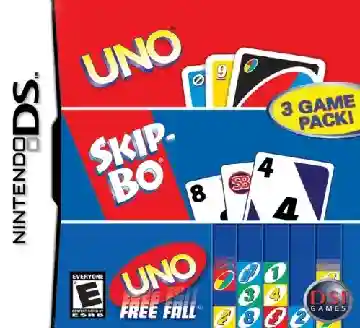 3 Game Pack! - Uno + Skip-Bo + Uno Free Fall (USA)-Nintendo DS